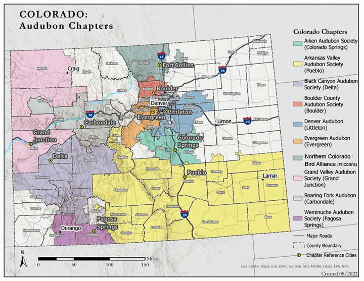 Colorado Audubon Chapter List